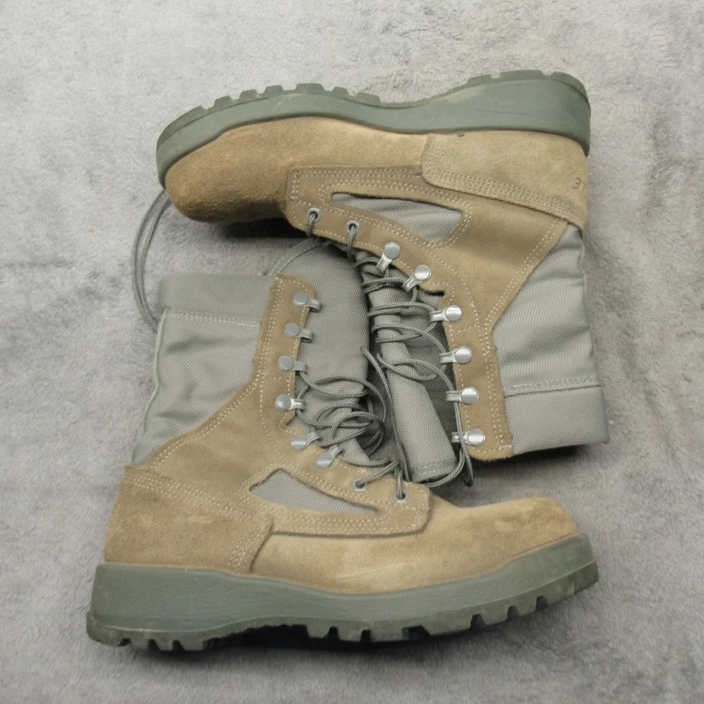Belleville‎ Mens Boots 7 R Green Goretex Waterproof Steel Toe Military Combat
